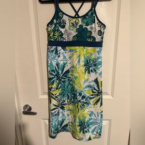 Prana floral athletic dress. With a built in bra